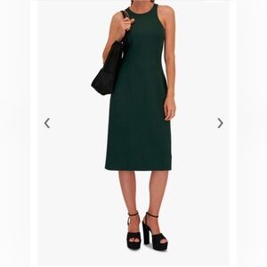 Michael Kors CollectionRacerback Sleeveless Sheath Dress sz 10 NWT Green Forest